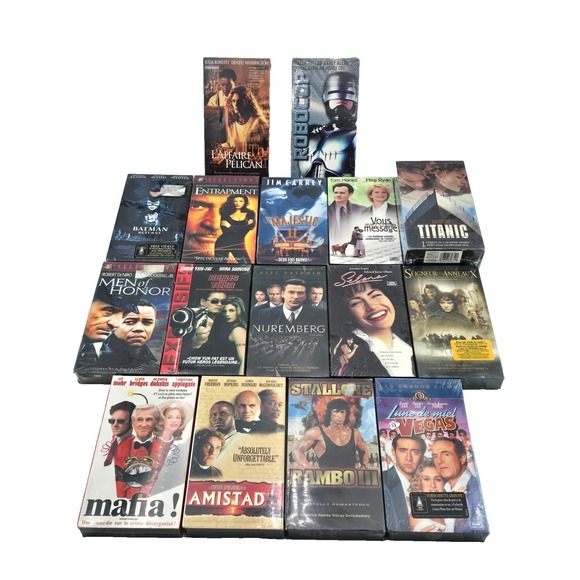 Lot of 15 French Movie VHS Tapes Drama Action Thriller | New Sealed | Français - Picture 3 of 5